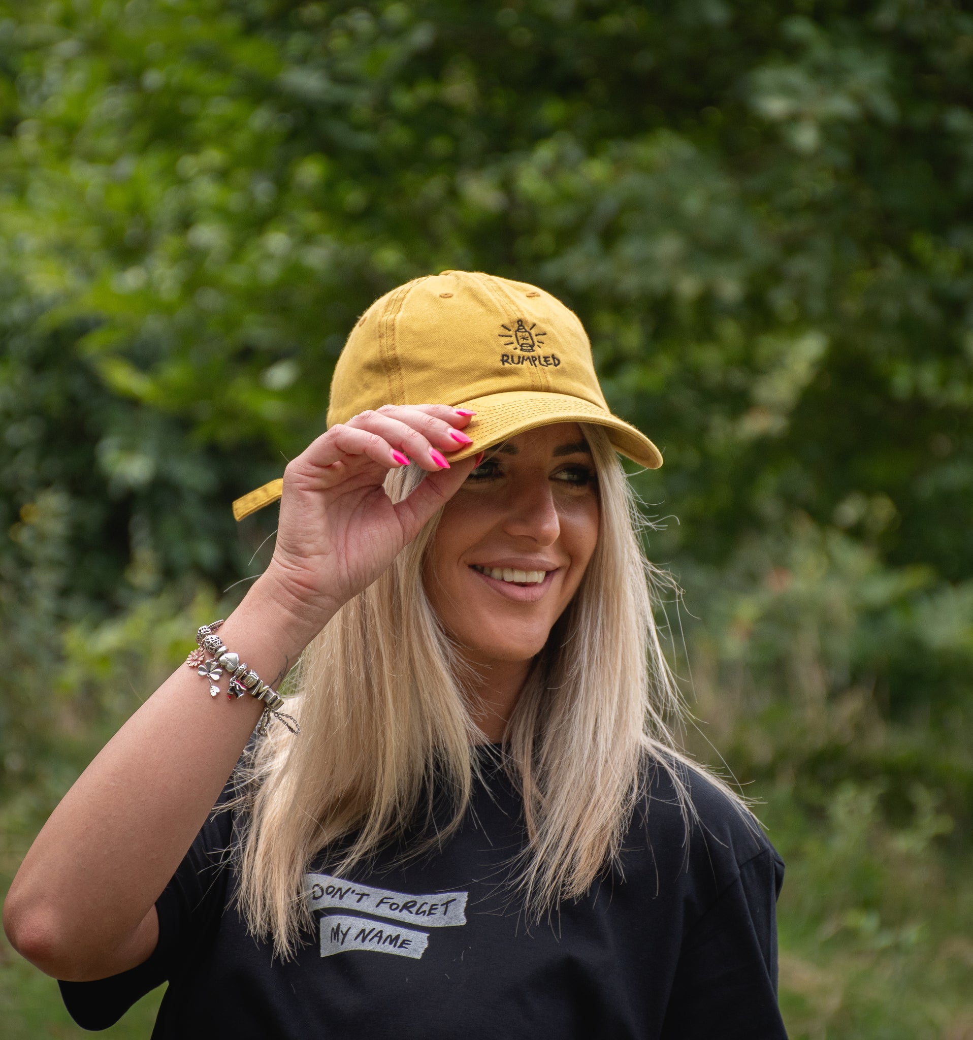 Rumpled Lantern Hat (Yellow)