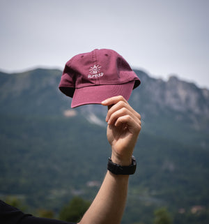 Rumpled Lantern Hat (Red)