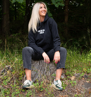 Hoodie Rumpled Tape (Black)