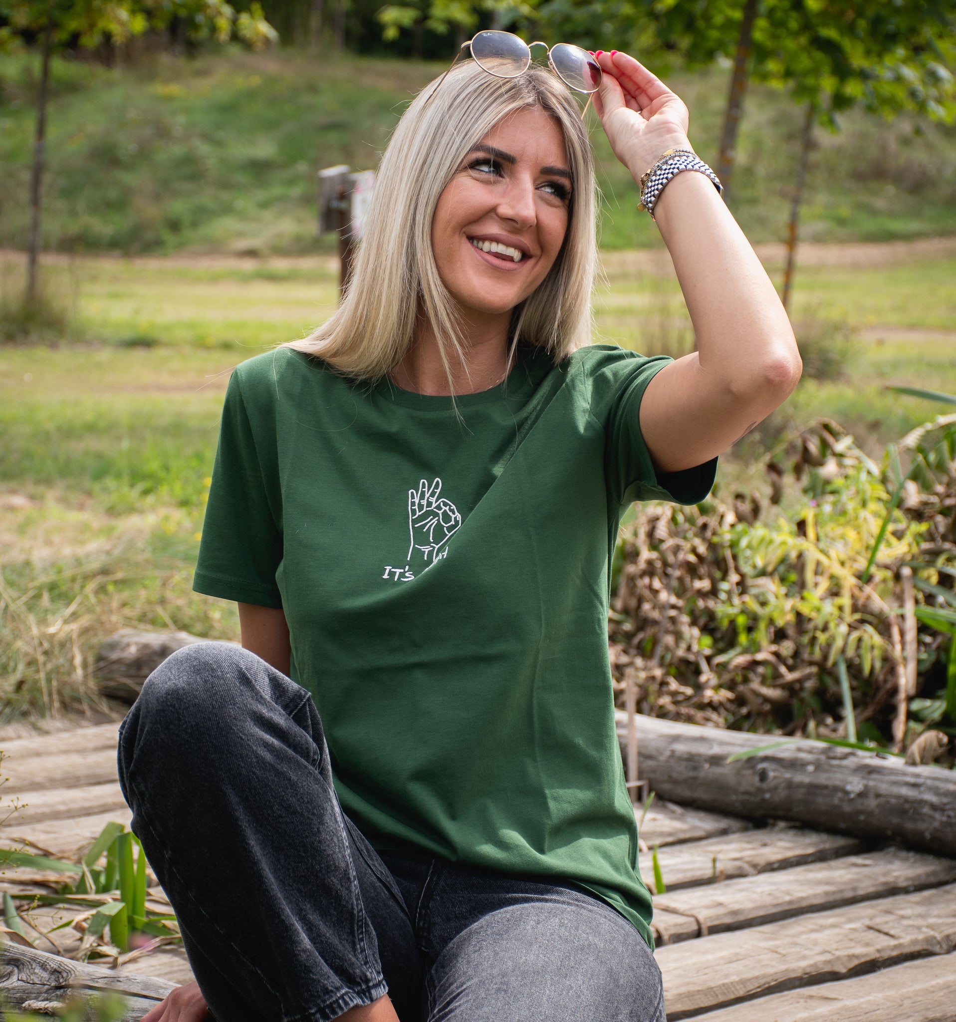 T-Shirt It's Ok (Green)