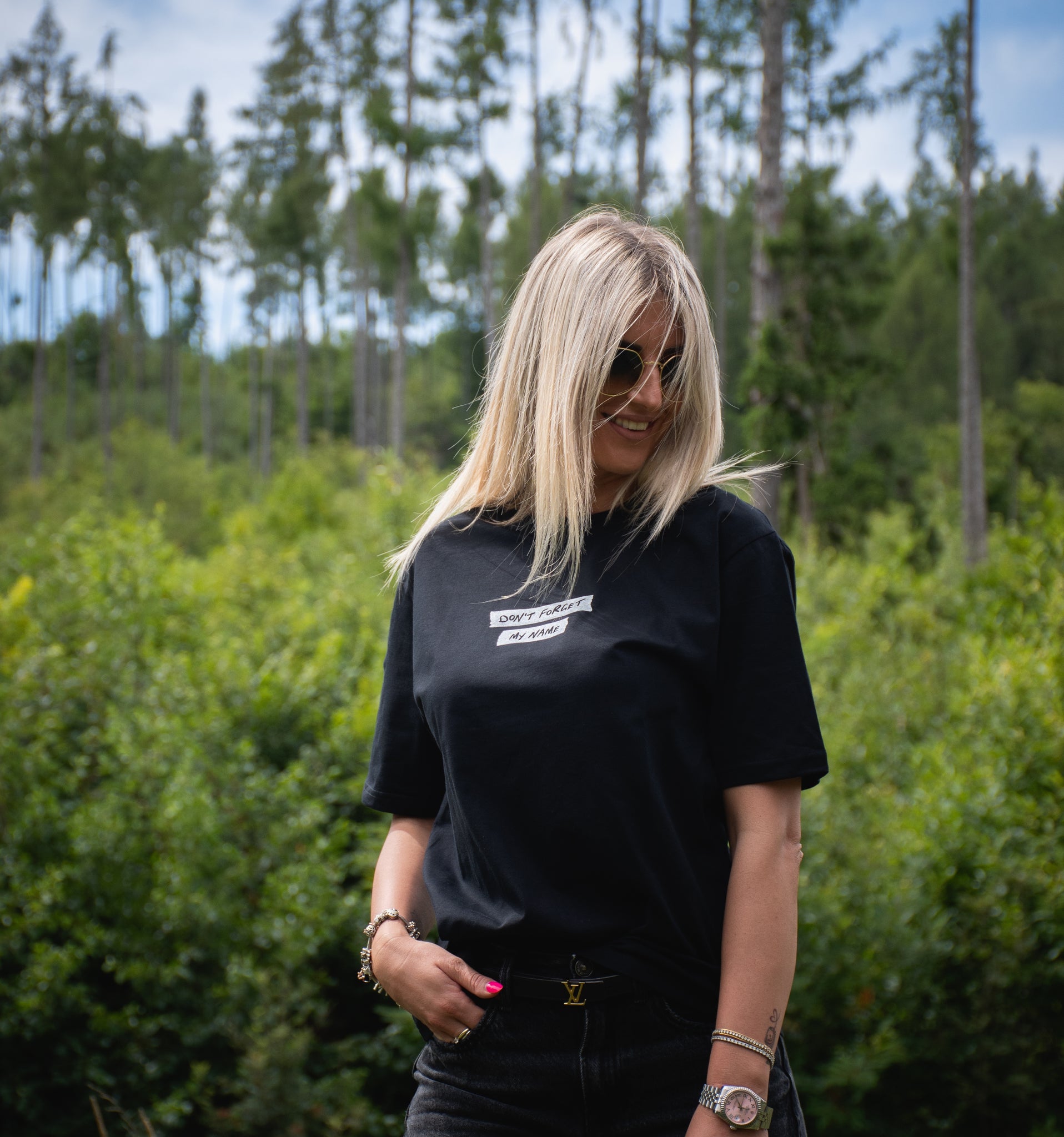 T-Shirt Rumpled Tape (Black)