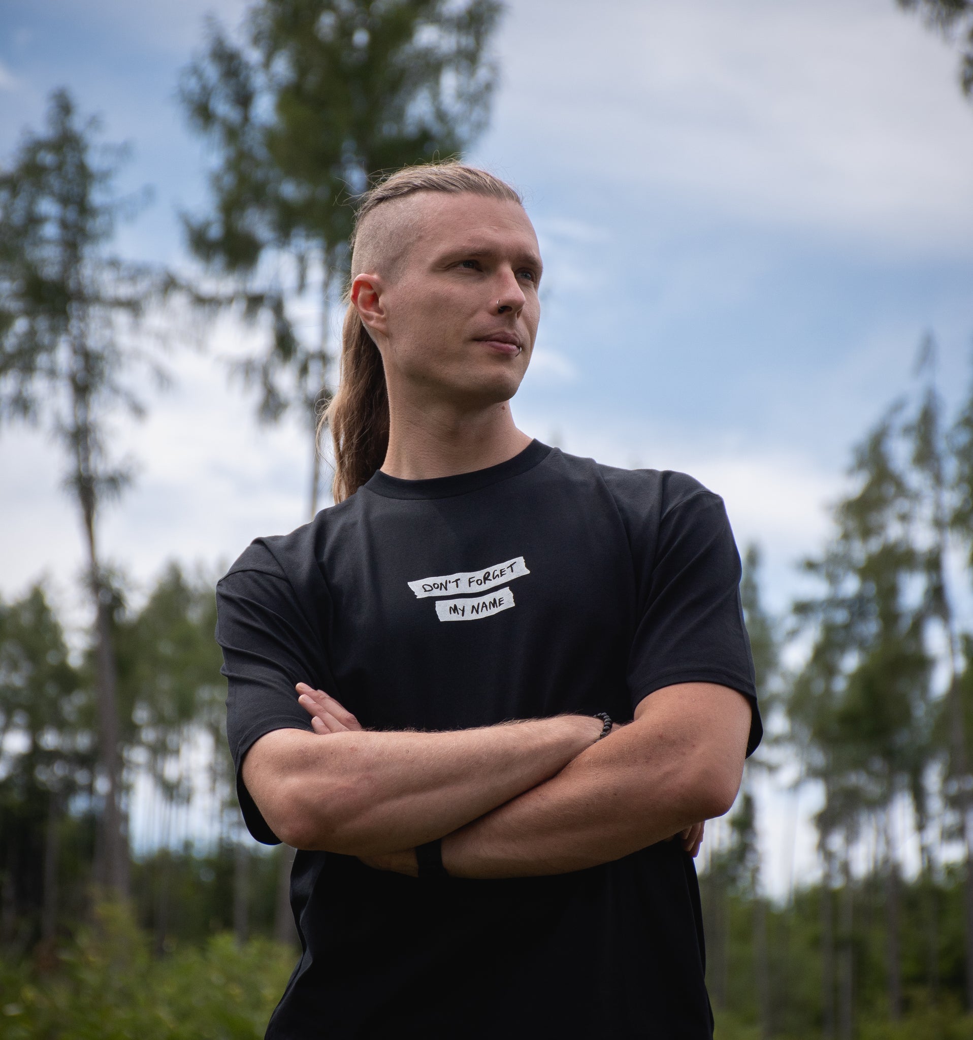 T-Shirt Rumpled Tape (Black)