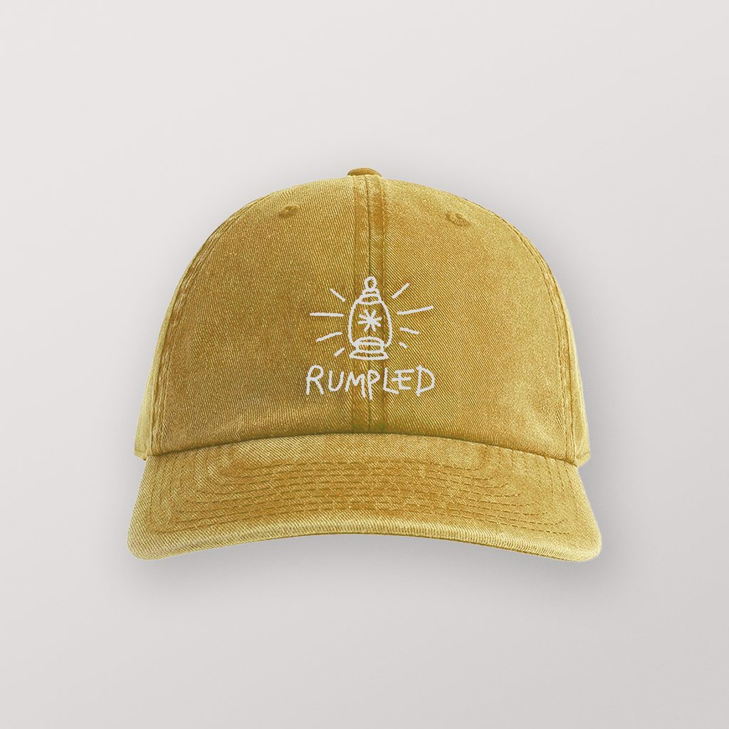 Rumpled Lantern Hat (Yellow)
