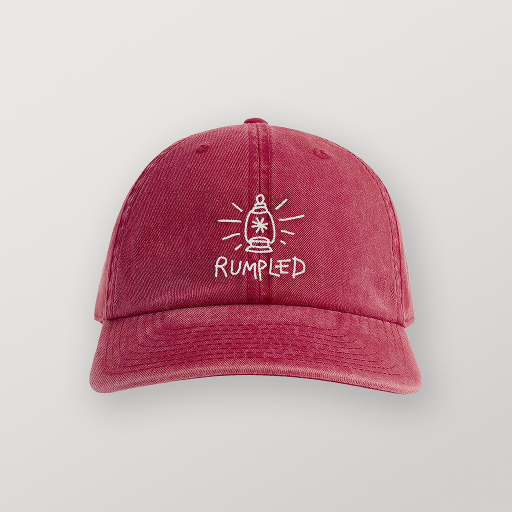 Rumpled Lantern Hat (Red)