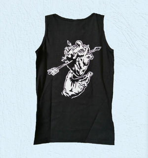 Tank Top Lady Time to Go (Black)